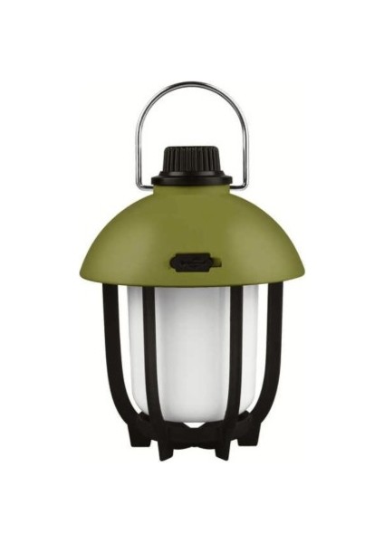 Beyaz Işık+Alev Görünümlü Sarı Işık Şarjlı Kamp Bahçe Balkon Teras Çadır Aydınlatma Lambası Armatürü