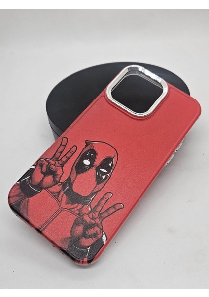 IPHONE 16 Pro Max Özel Deadpool Tasarımlı Lüks Silikon Kılıf fiyatları