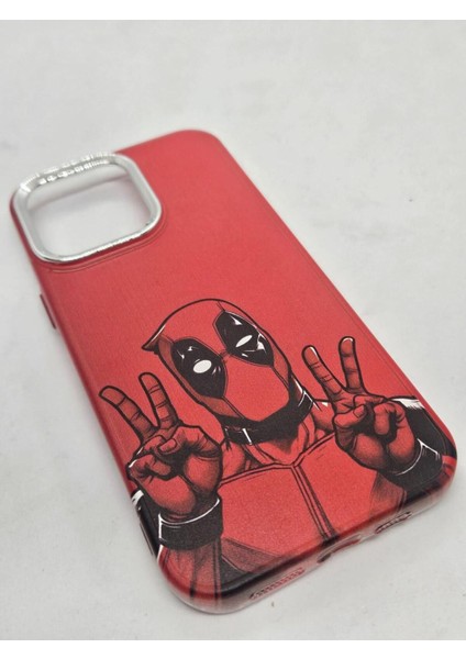 IPHONE 16 Pro Max Özel Deadpool Tasarımlı Lüks Silikon Kılıf modelleri