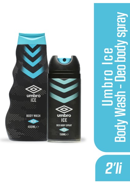 Erkek Deodorant Sprey 150ML Ice + Duş Jeli 400ML Hediyeli