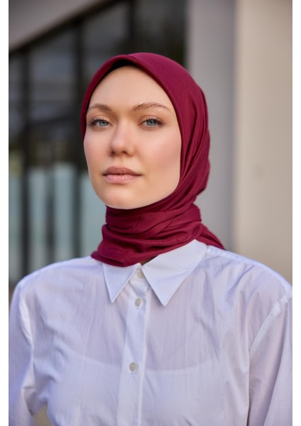 Bordo Fresh Eşarp modelleri