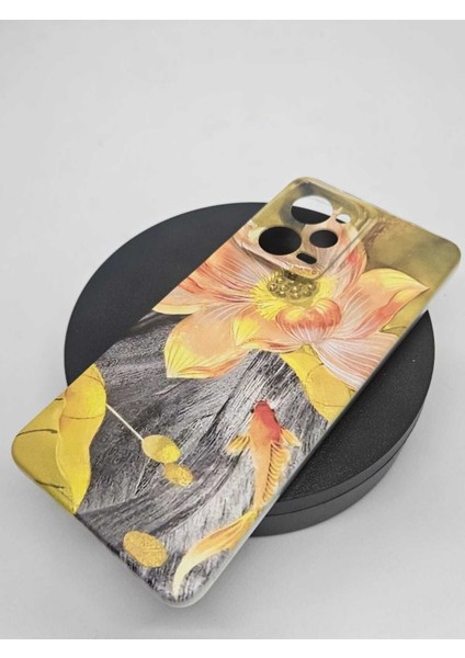 Poco X5 Pro 5g/hm Note 12 Pro 5g Özel Yağlı Boya Çiçek Tasarımlı Lüks Silikon Kılıf modelleri