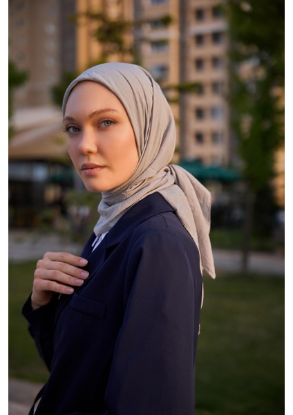 Gri Fresh Eşarp modelleri