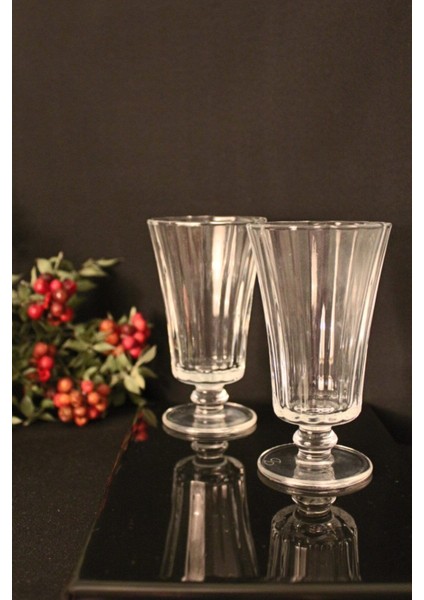 Turuncu 4’lü Dıamond Ayaklı Kahve, Reçellik ve Şerbet Bardağı Seti