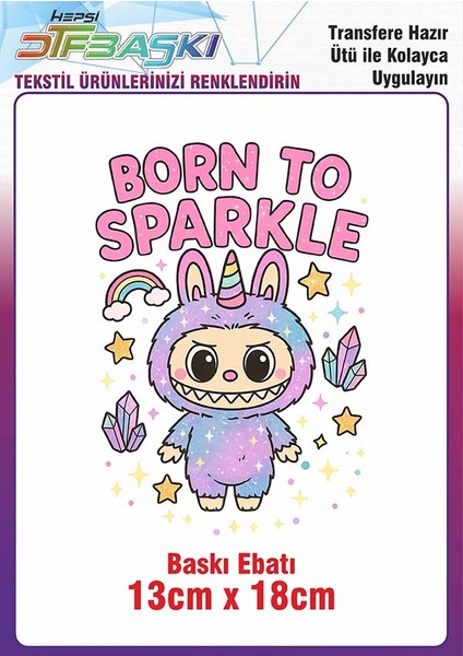 Labubu Ütü ile Yapışan Kumaş Çanta Kalemlik Dtf Baskı