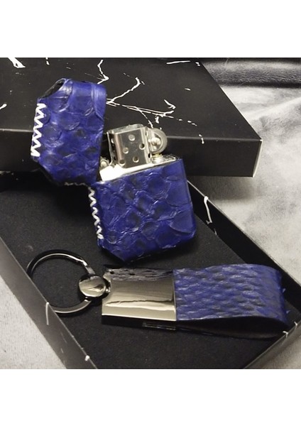 % 100 Yılan (Piton) Derisi, Benzinli Orijinal Zippo Çakmak, Kişiye Özel, Anahtarlık Set fiyatları