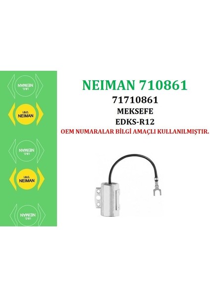 -710861 - Meksefe Kondansator R12 Toros - M131