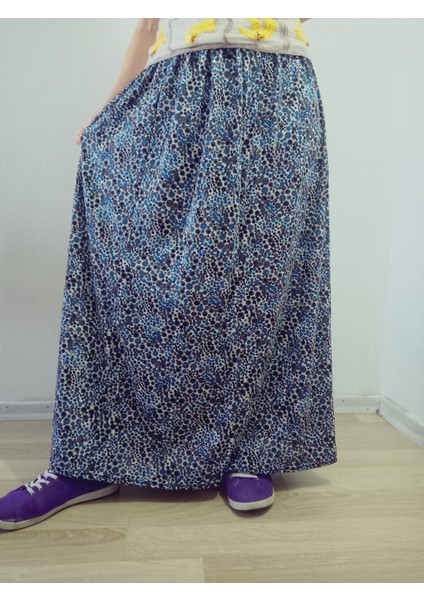 Beli Lastikli Desenli Penye Kumaş Maxi Boy Anne Etek %100 Pamuk 38BEDEN 100KG fiyatları