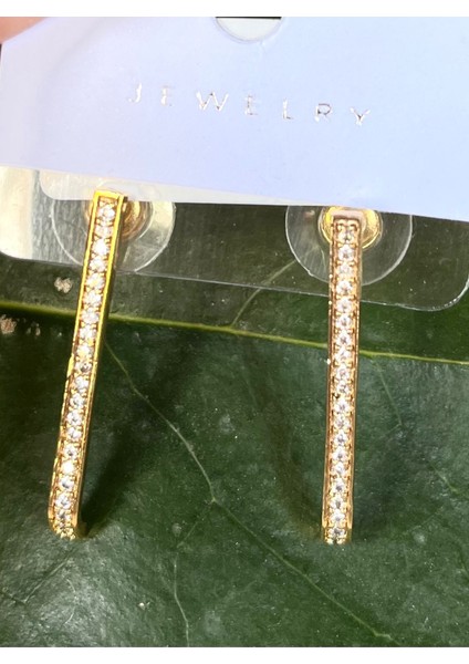 Gold Renk Lüks Gösterişli Figürlü Küpe