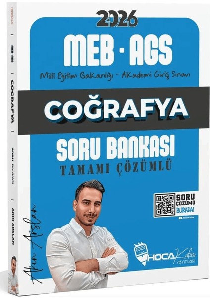 Hoca Kafası 2026 MEB-AGS Coğrafya Soru Bankası Çözümlü