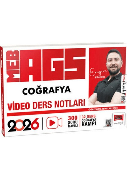 Yargı 2026 Meb-Ags Öğretmen Adayları Için Coğrafya Video Ders Notlar