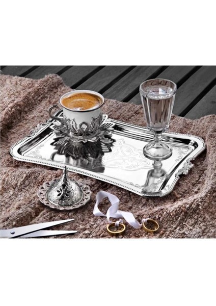 Şık Gümüş Renk Damat Sunum Seti, Zarif ve Modern Tasarım, Hediye Seçeneği modelleri