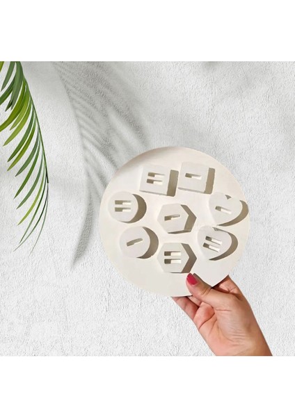 Beyaz 8'li Yüzük Tutucu ve Organizör, Şık Nişan ve Söz Dekorasyonu Aksesuarı