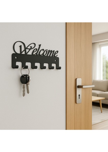 Şık Metal Anahtarlık Askısı, Duvar Tipi, Siyah Renkli Keyifli Kullanım fiyatları