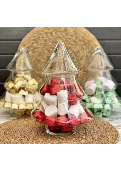 Turuncu Çam Ağacı Şeklinde Kurabiyelik, Şık ve Kullanışlı Ev Dekoru