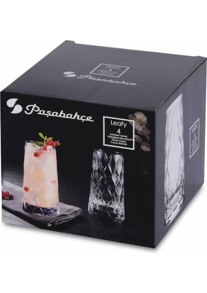 Beyaz 4'lü 450 cc Meşrubat Bardağı Seti, Şık ve Kullanışlı.