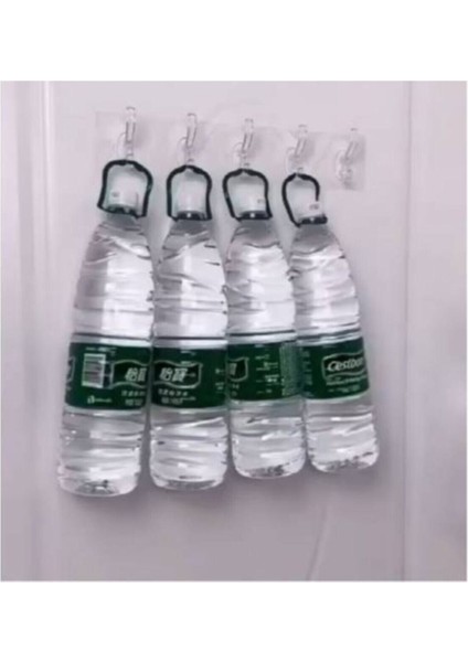 5'li 6X6CM Şeffaf, Güçlü, Yapışkanlı Kapı Duvar Askısı, Ağır Yük Taşıma indirimleri