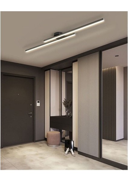 Şık Siyah Lineer Tavan Aydınlatma Seti, Modern ve Estetik Tasarım fiyatları