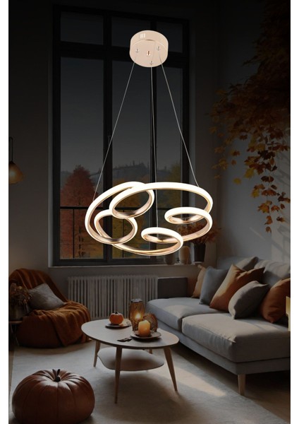 Şık 3 Renkli Alüminyum Avize, 40X70, Koridor ve Mutfak Için Ideal