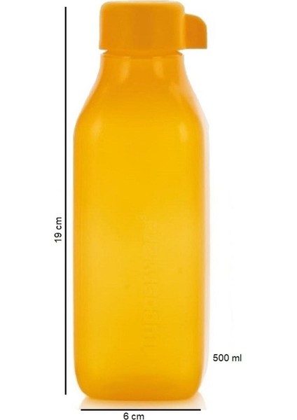 500 ml Kare Suluk, Vidalı Kapak, Sağlam ve Şık Tasarım, Pratik ve Hafif Kullanım fiyatları