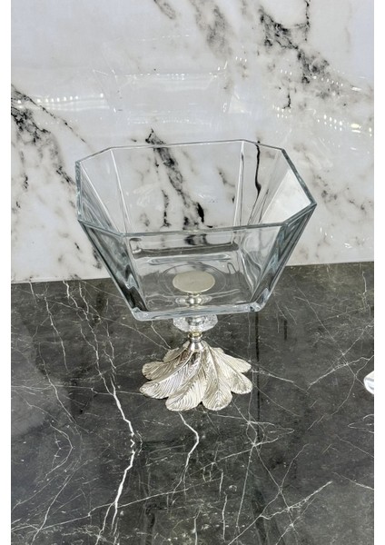 Ayaklı Cam Salata ve Meze Sunum Kasesi, Şık ve Fonksiyonel Tasarım fiyatları