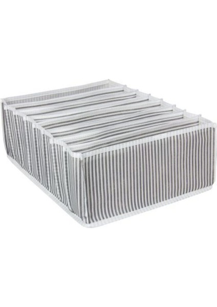 2 Adet 8 Bölmeli Çizgili Akordiyon Çok Amaçlı Çekmece Düzenleyici 24X37X18 cm modelleri