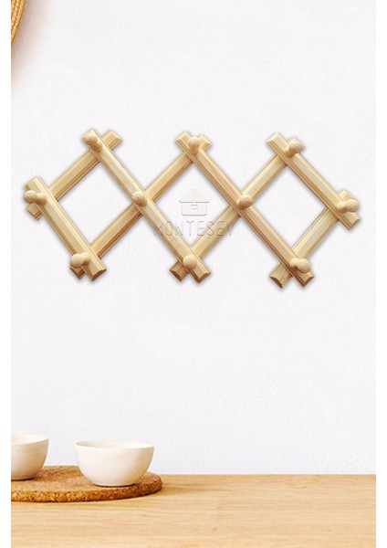 Doğal Ahşap Dekoratif Duvar Askısı, Şık ve Fonksiyonel Elbise Askılığı fiyatları