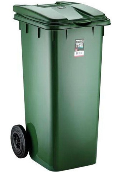 Yeşil 120 Lt Endüstriyel Çöp Kovası, Güçlü ve Kullanışlı Tasarım