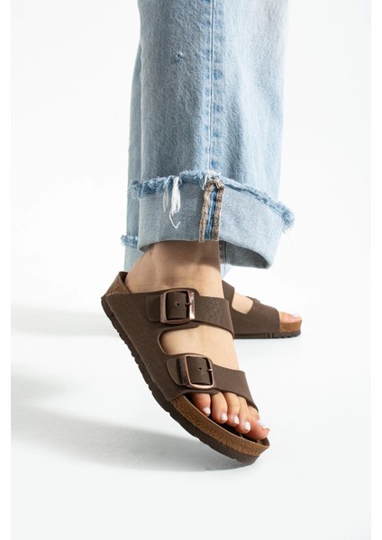 Fuga Comfort Kahve Unisex Tokalı Terlik – Ortopedik, Hafif, Kaymaz Taban modelleri