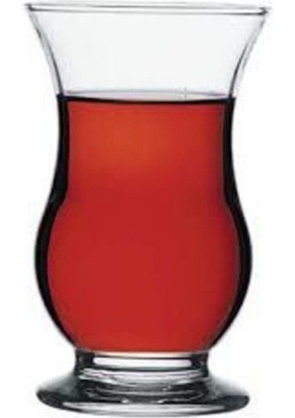 12'li Pera Ayaklı Çay Bardağı Seti, Beyaz, Şık ve Dayanıklı Tasarım