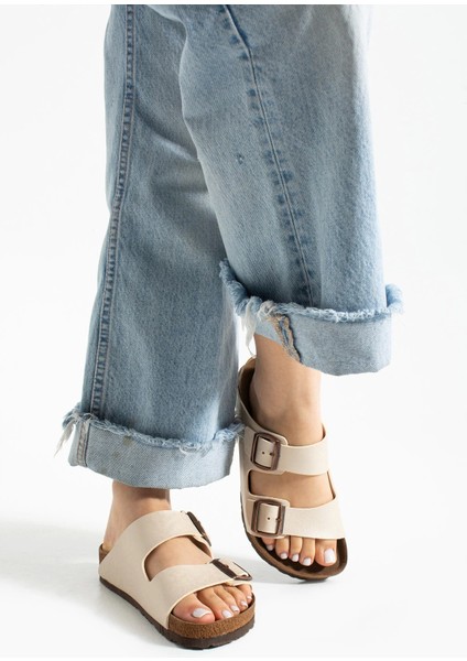 Fuga Comfort Bej Unisex Tokalı Terlik – Ortopedik, Hafif, Kaymaz Taban fiyatları