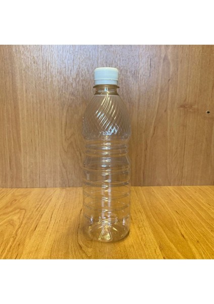 Beyaz Kilitli Kapaklı 500 ml Plastik Şişe, Dayanıklı ve Kullanışlı (1 Adet)