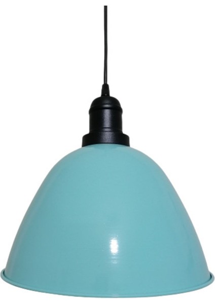 Turkuaz ve Beyaz Renklerde Şık Tekli Sarkıt, 28CM Çap, Modern Ev ve Ofis Aydınlatması fiyatları