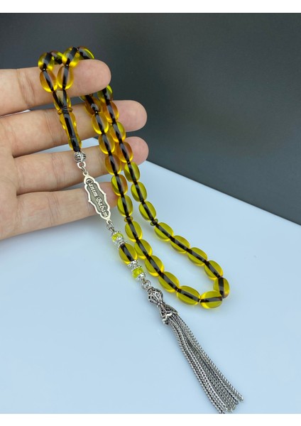 Canım Babam Yazılı Yazısı Gümüş Kapsül Kesim Ateş Kehribar Gümüş Kaplama Püsküllü fiyatları