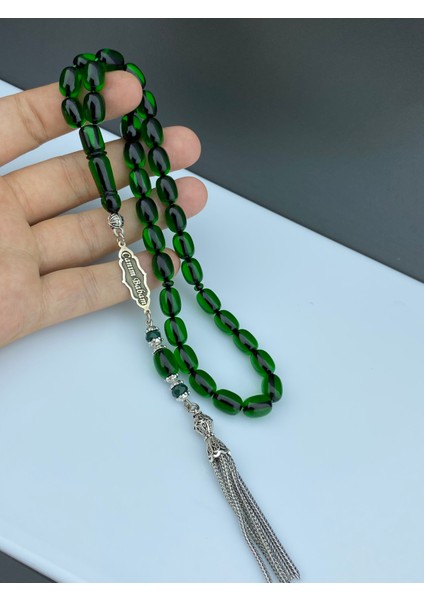 Canım Babam Yazılı Yazısı Gümüş Kapsül Kesim Ateş Kehribar Gümüş Kaplama Püsküllü fiyatları