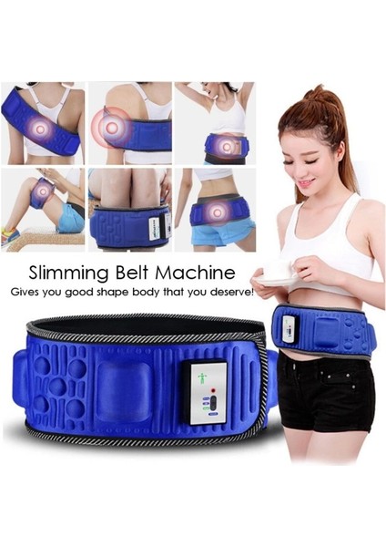 Büro Ev Ofis Kişisel Masaj Bakımı Için 5 Motor Titreşimli Ince Göbek Eritme Kemeri