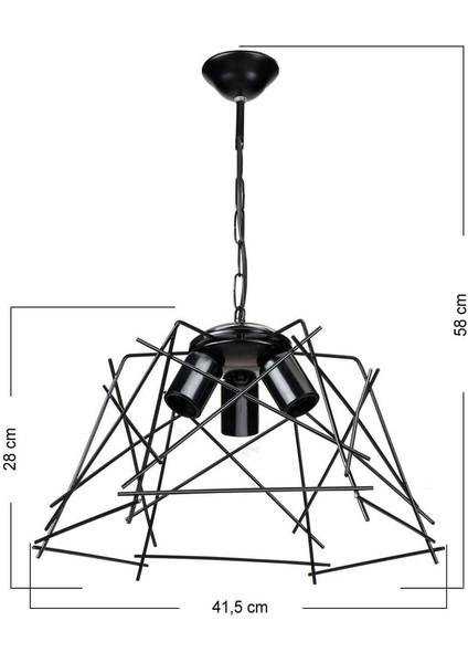 Turuncu 3'lü Sarkıt Aydınlatma Takımı, Modern ve Şık Dekorasyon Için Ideal fiyatları