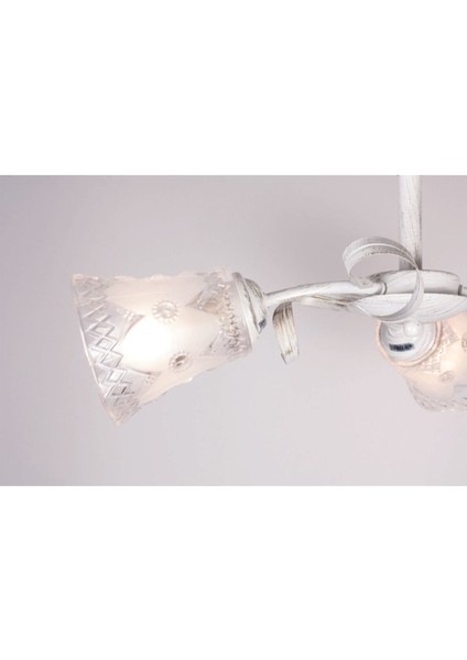 Şık 3'lü Country Plfonyer Avize, Modern ve Sade Tasarım ile Aydınlatma Şıklığı