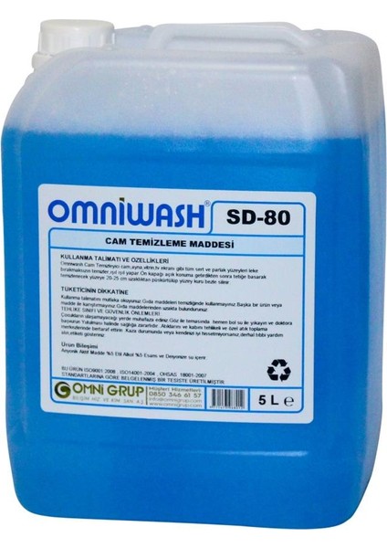 Sd-80 Cam Temizleyici Sıvı 4 x 5000ML fiyatları
