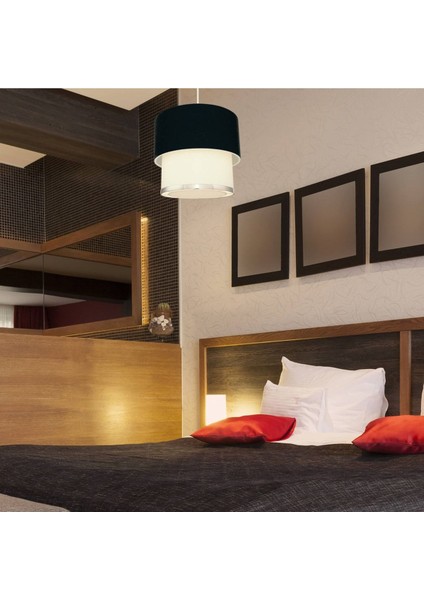 Şık Siyah Monte Tekli Sarkıt Lamba, Modern ve Zarif Aydınlatma Seçeneği