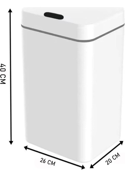 18 Litre Sensörlü Otomatik Çöp Kovası, Ofis, Mutfak, Banyo ve Balkon Için Mükemmel Seçim indirimleri