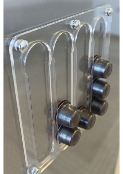 Turkuaz Mıknatıslı Kapsül Kahve Tutucu ve Düzenleyici modelleri