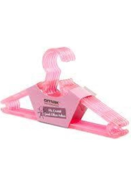 Bebek ve Çocuk Elbise Askısı Seti, Pratik ve Şık 6 Adet Beyaz Askı