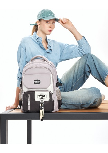 1916 Okul Çantası Suya Dayanıklı Çok Bölmeli