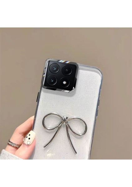 Xiaomi Poco X6 Pro 5g Uyumlu Kılıf Zebana Bow Silikon Kılıf Şeffaf fiyatları