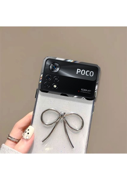 Xiaomi Poco X4 Pro 5g Uyumlu Kılıf Zebana Bow Silikon Kılıf Şeffaf fiyatları