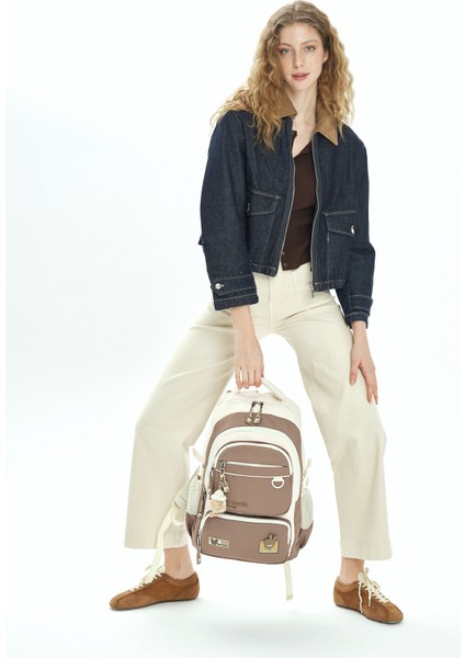 1990 Okul Çantası Suya Dayanıklı Çok Bölmeli