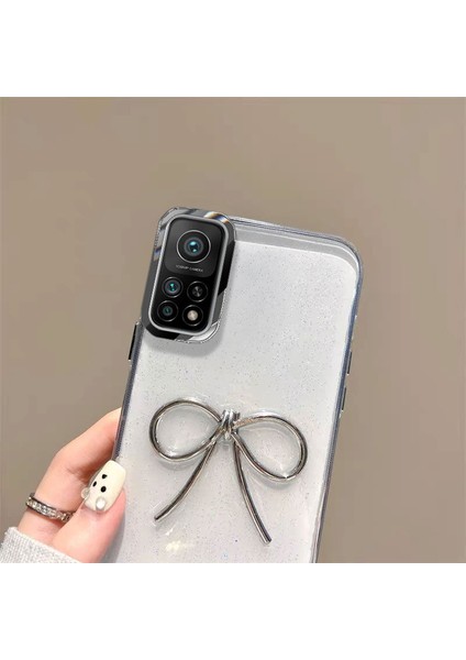 Xiaomi Mi 10T Pro Uyumlu Kılıf Zebana Bow Silikon Kılıf Şeffaf fiyatları