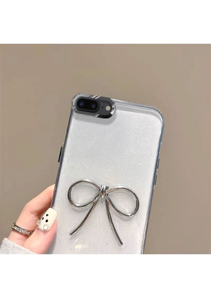 Apple iPhone 6s Plus Uyumlu Kılıf Zebana Bow Silikon Kılıf Şeffaf fiyatları