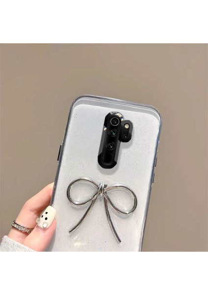 Xiaomi Redmi Note 8 Pro Uyumlu Kılıf Zebana Bow Silikon Kılıf Şeffaf fiyatları